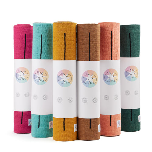 Handmande Cotton Yoga Mat – Dark Green